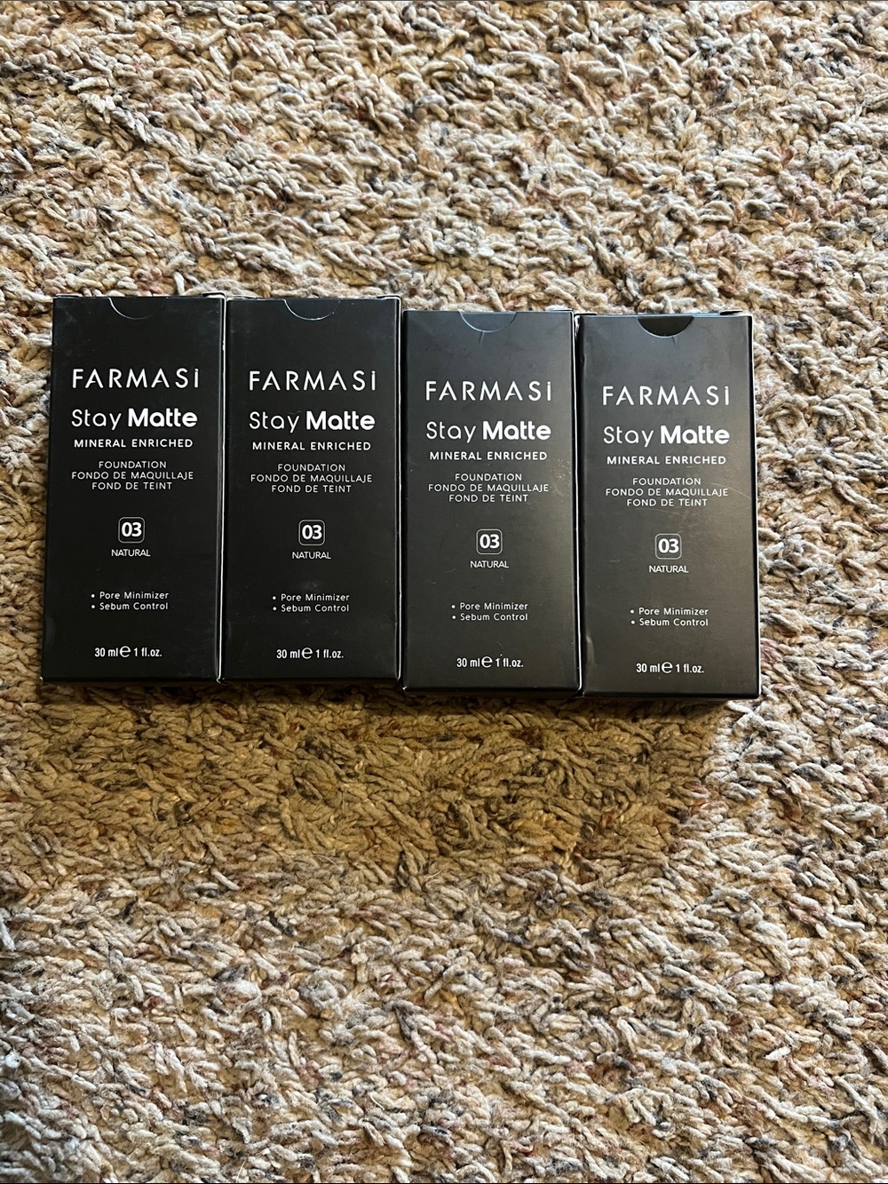 Farmasi Stay Matte Mineral Enriched Foundation - Shade 03 Natural